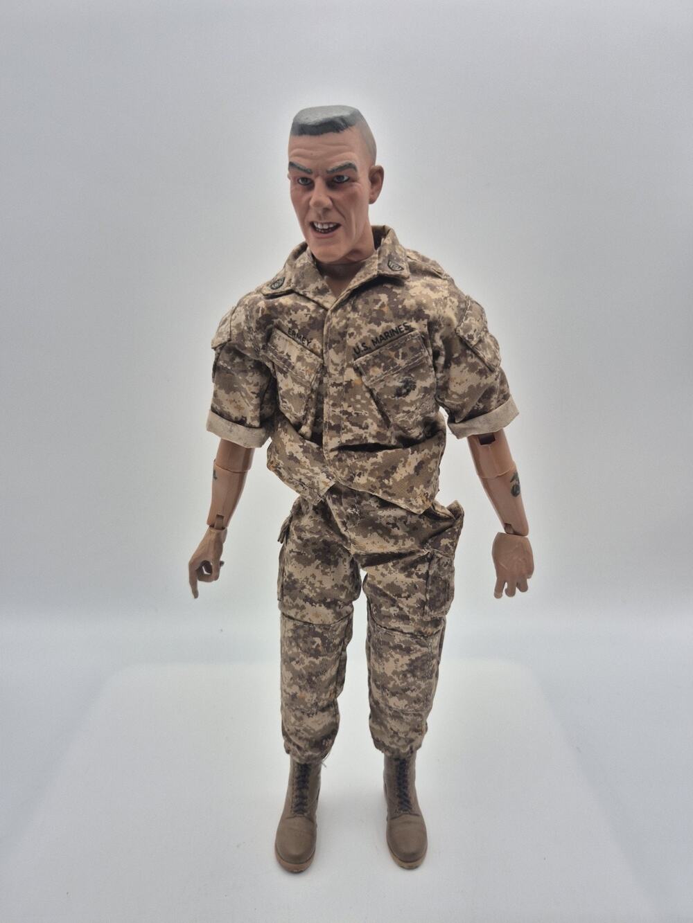 Xtra Salty Gunnery Sgt R Lee Ermey 12" Action Figure Talking New Batteries Teste